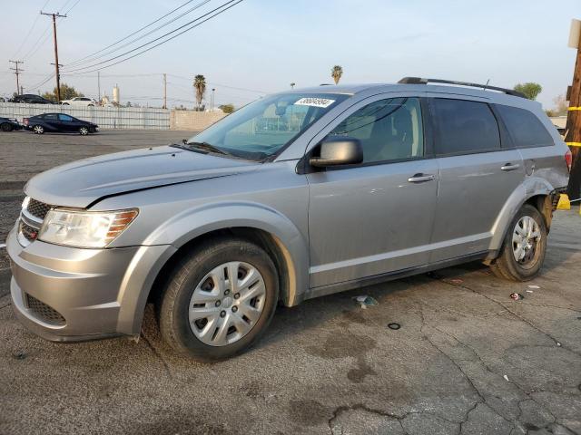 3C4PDCAB6JT375481 - 2018 DODGE JOURNEY SE SILVER photo 1