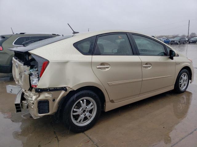 JTDKN3DU3B1446357 - 2011 TOYOTA PRIUS TAN photo 3