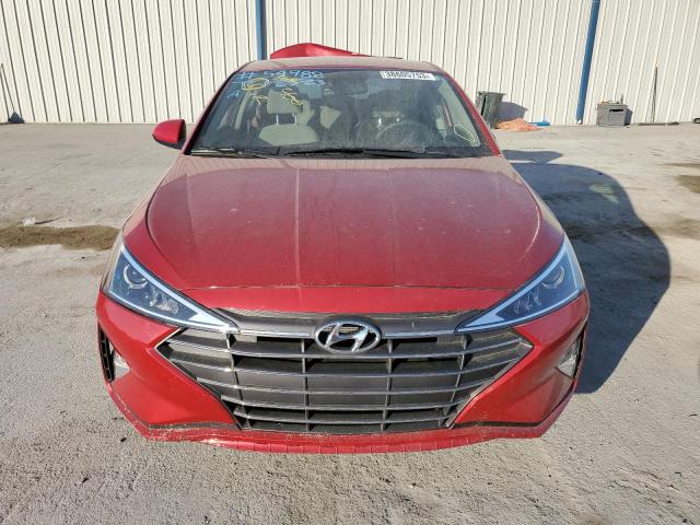 KMHD84LF2KU780799 - 2019 HYUNDAI ELANTRA SEL RED photo 5