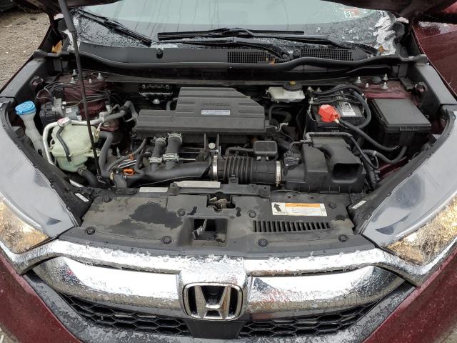 5J6RW2H86HL034458 - 2017 HONDA CR-V EXL BURGUNDY photo 11