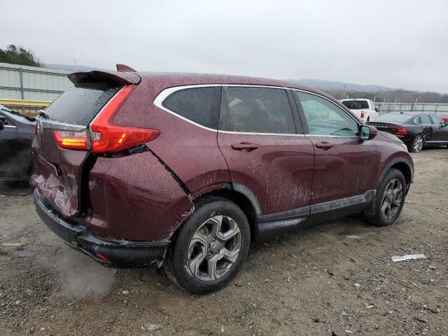 5J6RW2H86HL034458 - 2017 HONDA CR-V EXL BURGUNDY photo 3