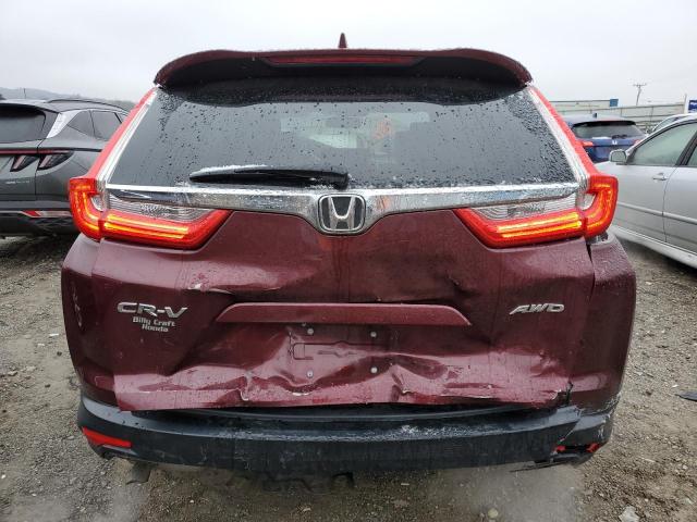 5J6RW2H86HL034458 - 2017 HONDA CR-V EXL BURGUNDY photo 6