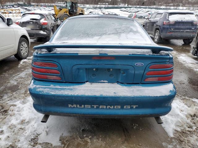 1FALP42T2SF151127 - 1995 FORD MUSTANG GT TEAL photo 6