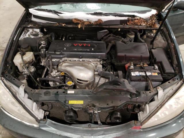 4T1BE30K05U395242 - 2005 TOYOTA CAMRY LE GREEN photo 11