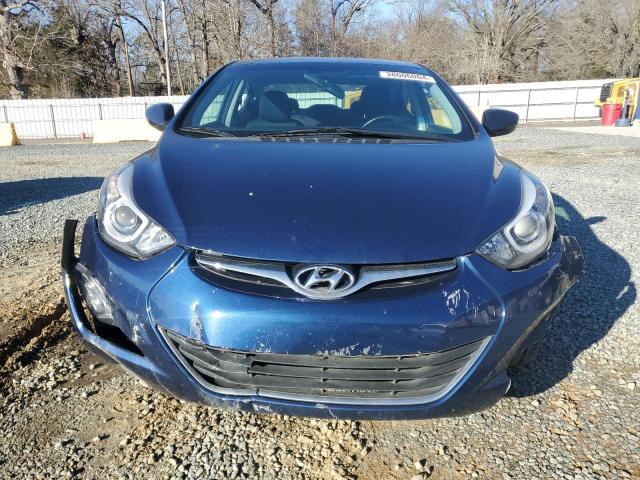 5NPDH4AE9FH615539 - 2015 HYUNDAI ELANTRA SE BLUE photo 5