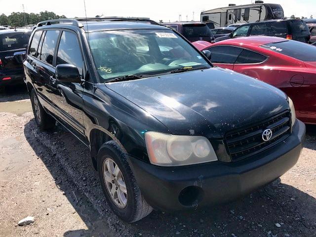 JTEGD21A830059805 - 2003 TOYOTA HIGHLANDER BLACK photo 1