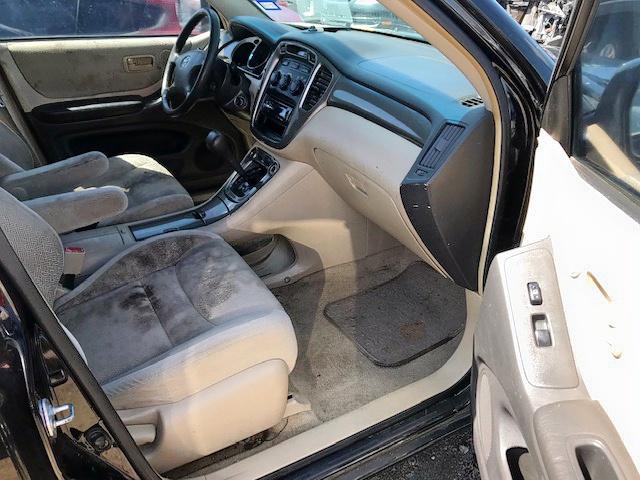 JTEGD21A830059805 - 2003 TOYOTA HIGHLANDER BLACK photo 5