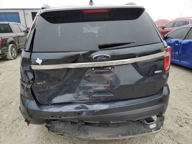 1FM5K8DH3HGC26725 - 2017 FORD EXPLORER XLT GRAY photo 6