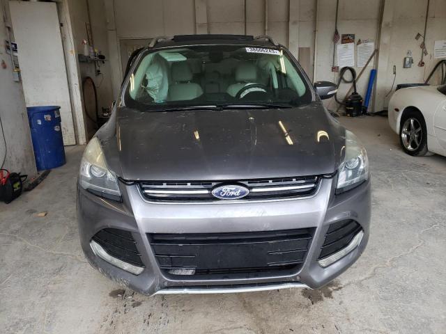 1FMCU0J96EUA66580 - 2014 FORD ESCAPE TITANIUM GRAY photo 5