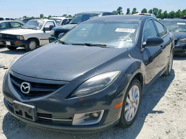 1YVHZ8DH6C5M29071 - 2012 MAZDA 6 I GRAY photo 2