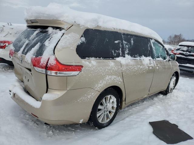 5TDJK3DC9BS005380 - 2011 TOYOTA SIENNA LE BEIGE photo 3