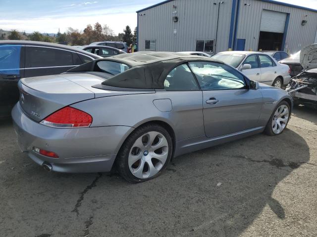 WBAEK13597CN80531 - 2007 BMW 650 I SILVER photo 3