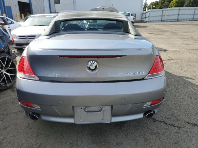 WBAEK13597CN80531 - 2007 BMW 650 I SILVER photo 6