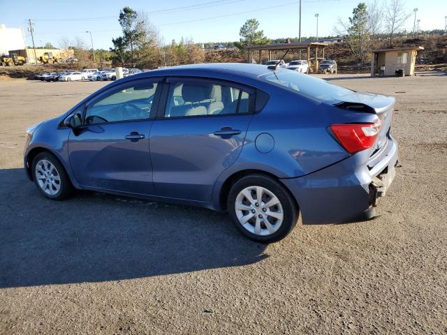 KNADM4A36G6665317 - 2016 KIA RIO LX BLUE photo 2