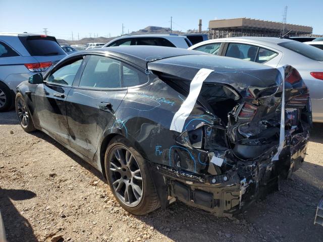 5YJSA1E60NF472927 - 2022 TESLA MODEL S Սև լուսանկար 2