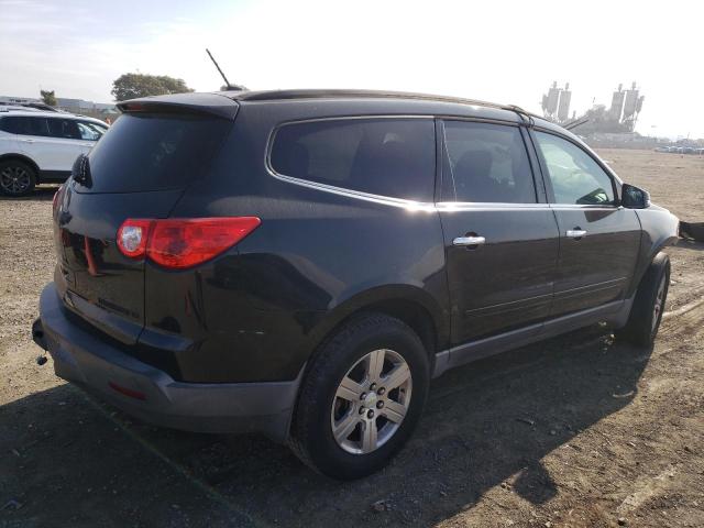 1GNKVGED1CJ111578 - 2012 CHEVROLET TRAVERSE LT BLACK photo 3