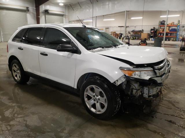 2FMDK4GC8EBA58572 - 2014 FORD EDGE SE WHITE photo 4