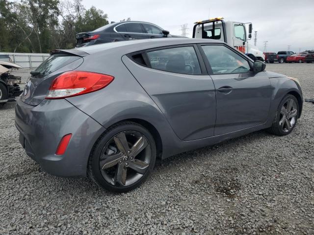 KMHTC6AD9HU307174 - 2017 HYUNDAI VELOSTER GRAY photo 3