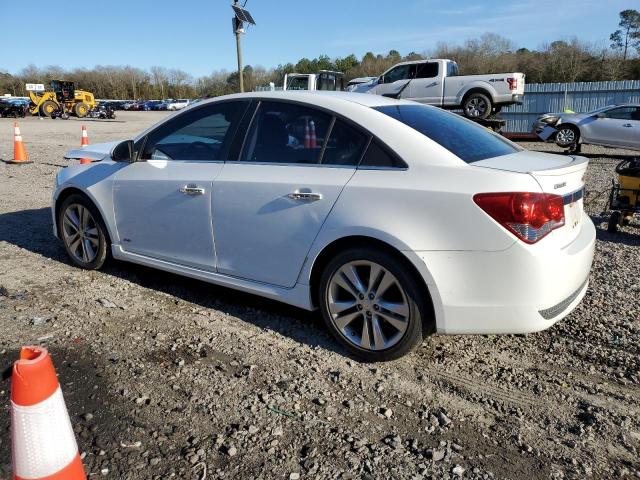 1G1PG5SB1E7398283 - 2014 CHEVROLET CRUZE LTZ WHITE photo 2