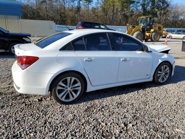 1G1PG5SB1E7398283 - 2014 CHEVROLET CRUZE LTZ WHITE photo 3