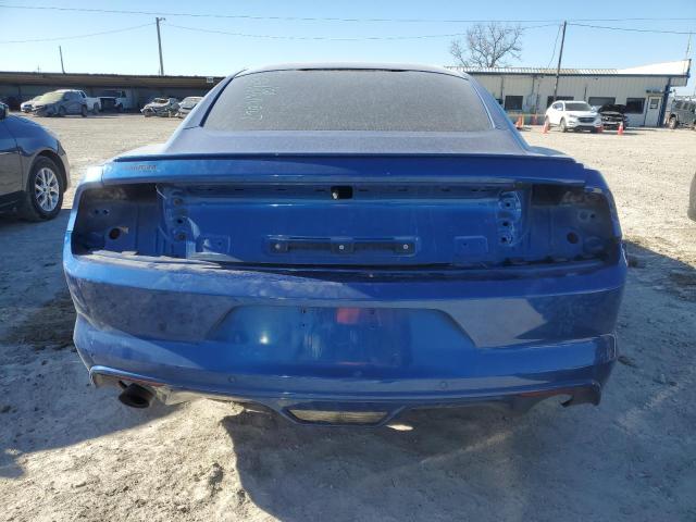 1FA6P8TH8H5271026 - 2017 FORD MUSTANG BLUE photo 6