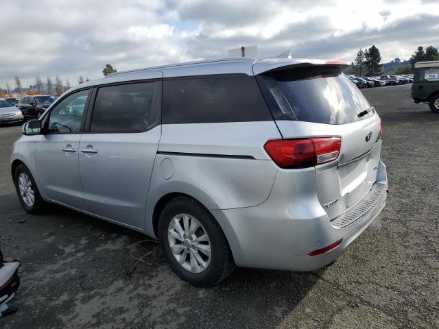 KNDMB5C1XG6085577 - 2016 KIA SEDONA LX SILVER photo 2