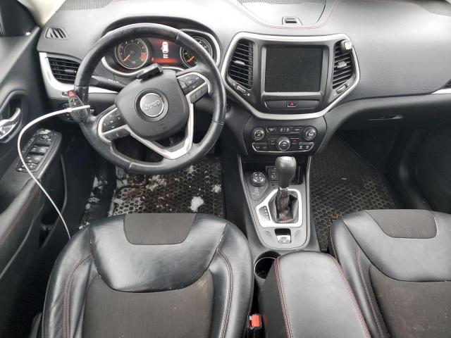 1C4PJMBS0FW786244 - 2015 JEEP CHEROKEE TRAILHAWK BLUE photo 8