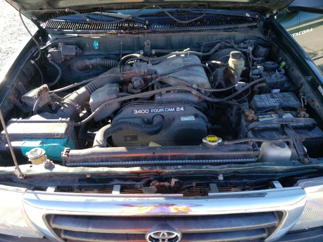 4TASN92N2YZ662835 - 2000 TOYOTA TACOMA XTRACAB PRERUNNER მწვანე ფოტო 11