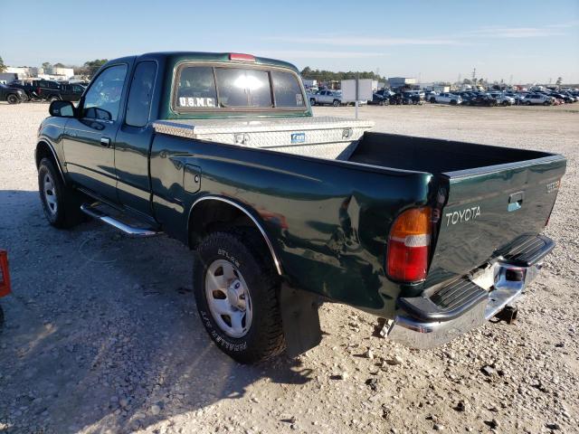 4TASN92N2YZ662835 - 2000 TOYOTA TACOMA XTRACAB PRERUNNER GREEN photo 2