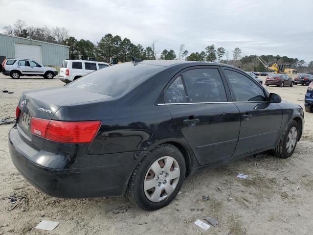 5NPET46C79H488563 - 2009 HYUNDAI SONATA GLS BLACK photo 3