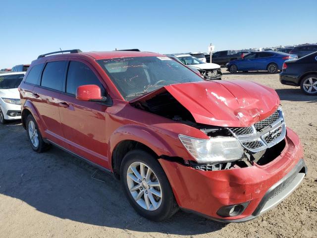 3C4PDCBG1ET178007 - 2014 DODGE JOURNEY SXT RED photo 4