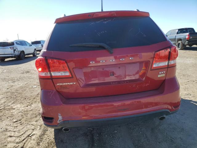 3C4PDCBG1ET178007 - 2014 DODGE JOURNEY SXT RED photo 6