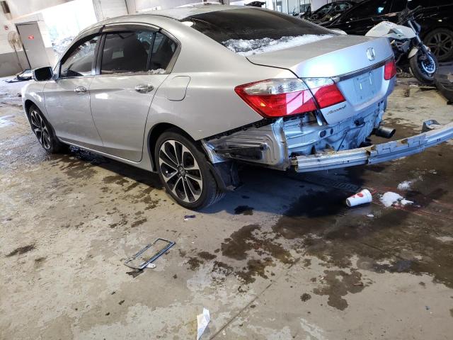 1HGCR2F74FA123789 - 2015 HONDA ACCORD EX SILVER photo 2