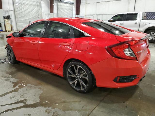 2HGFC2F85MH549285 - 2021 HONDA CIVIC SPORT RED photo 2