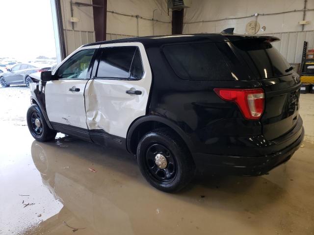 1FM5K8AR0KGA52990 - 2019 FORD EXPLORER POLICE INTERCEPTOR TWO TONE photo 2