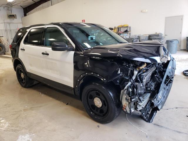 1FM5K8AR0KGA52990 - 2019 FORD EXPLORER POLICE INTERCEPTOR TWO TONE photo 4