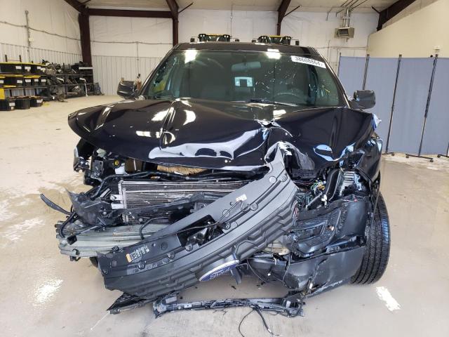 1FM5K8AR0KGA52990 - 2019 FORD EXPLORER POLICE INTERCEPTOR ორფეროვანი ფოტო 5