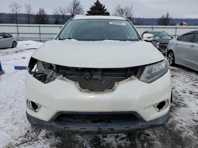 KNMAT2MV9GP641775 - 2016 NISSAN ROGUE S WHITE photo 5