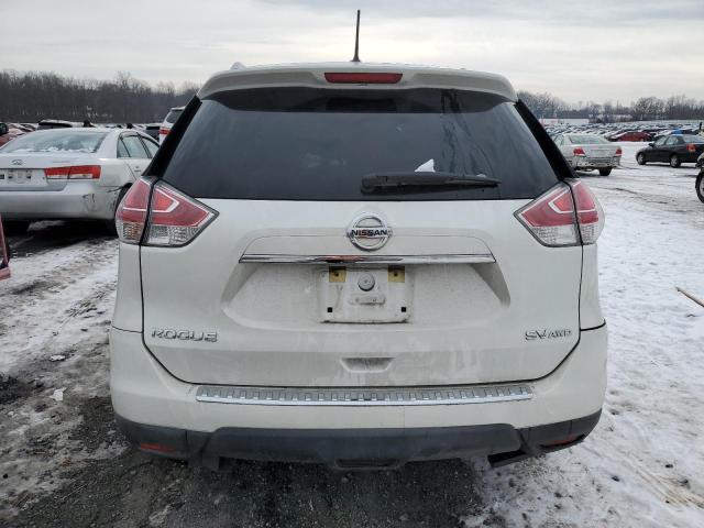 KNMAT2MV9GP641775 - 2016 NISSAN ROGUE S WHITE photo 6