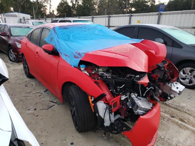 2HGFC2F80LH558538 - 2020 HONDA CIVIC SPORT 红色 照片 4