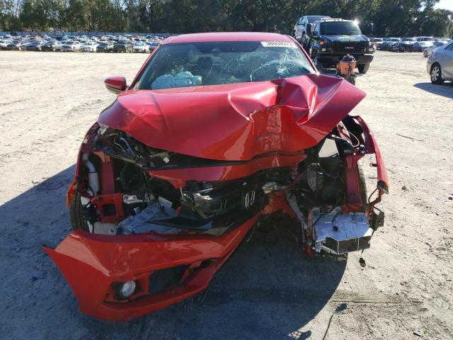 2HGFC2F80LH558538 - 2020 HONDA CIVIC SPORT 红色 照片 5