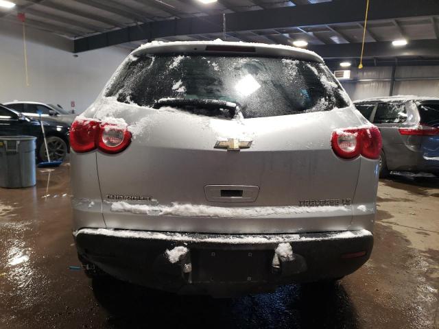 1GNKRFED5CJ328758 - 2012 CHEVROLET TRAVERSE LS SILVER photo 6