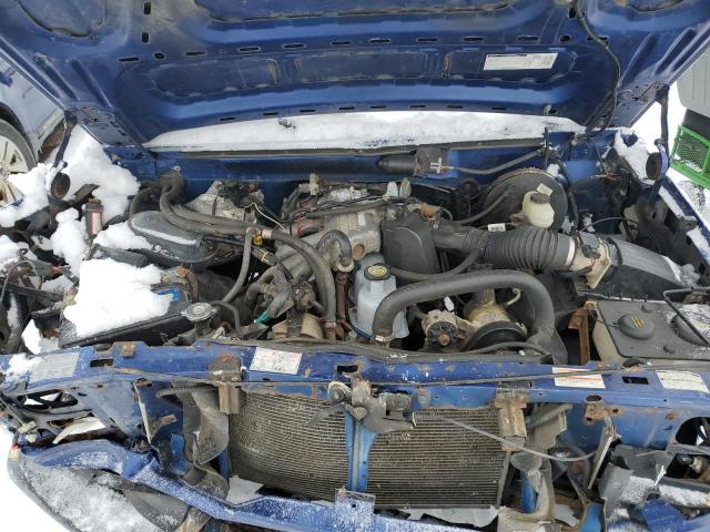 1FTEF15YXTLB56302 - 1996 FORD F150 BLUE photo 11