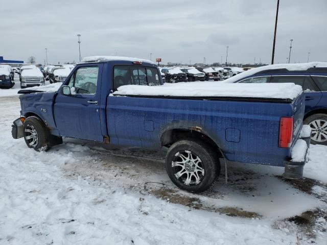 1FTEF15YXTLB56302 - 1996 FORD F150 BLUE photo 2