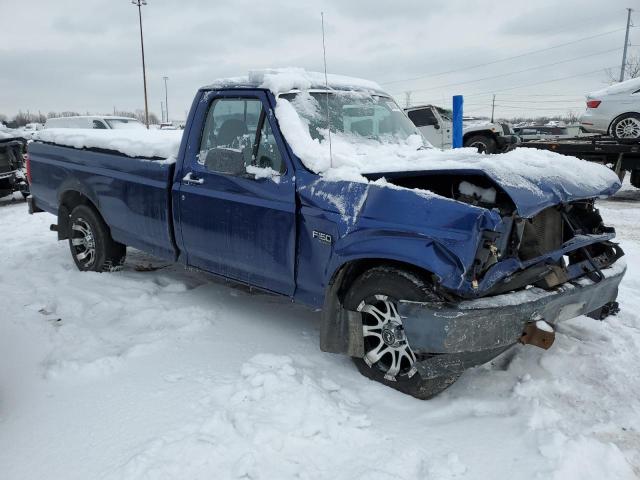 1FTEF15YXTLB56302 - 1996 FORD F150 BLUE photo 4