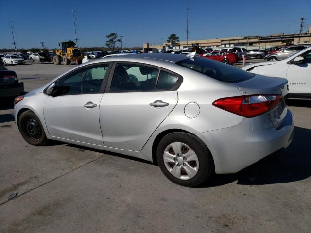 KNAFK4A66G5570710 - 2016 KIA FORTE LX SILVER photo 2