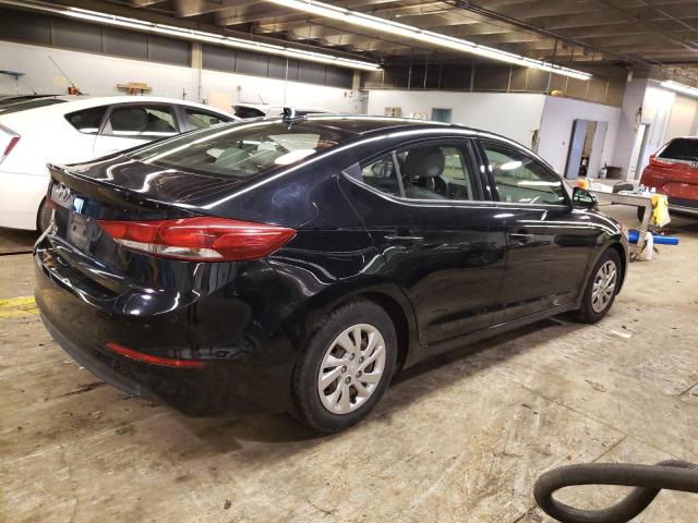 5NPD74LF1HH147933 - 2017 HYUNDAI ELANTRA SE BLACK photo 3