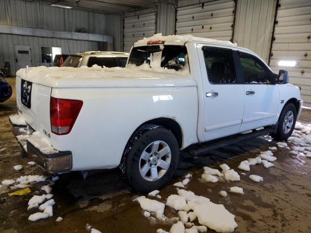 1N6AA07B04N574838 - 2004 NISSAN TITAN XE WHITE photo 3