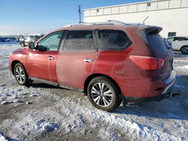 5N1DR2MN5HC619241 - 2017 NISSAN PATHFINDER S RED photo 2