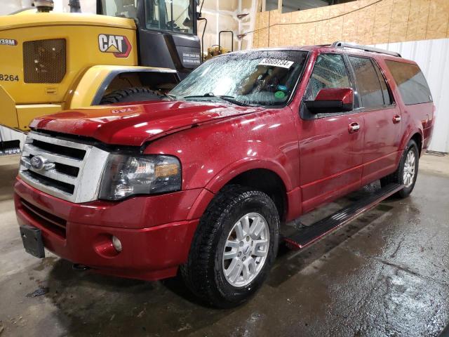 1FMJK2A58EEF41999 - 2014 FORD EXPEDITION EL LIMITED BURGUNDY photo 1